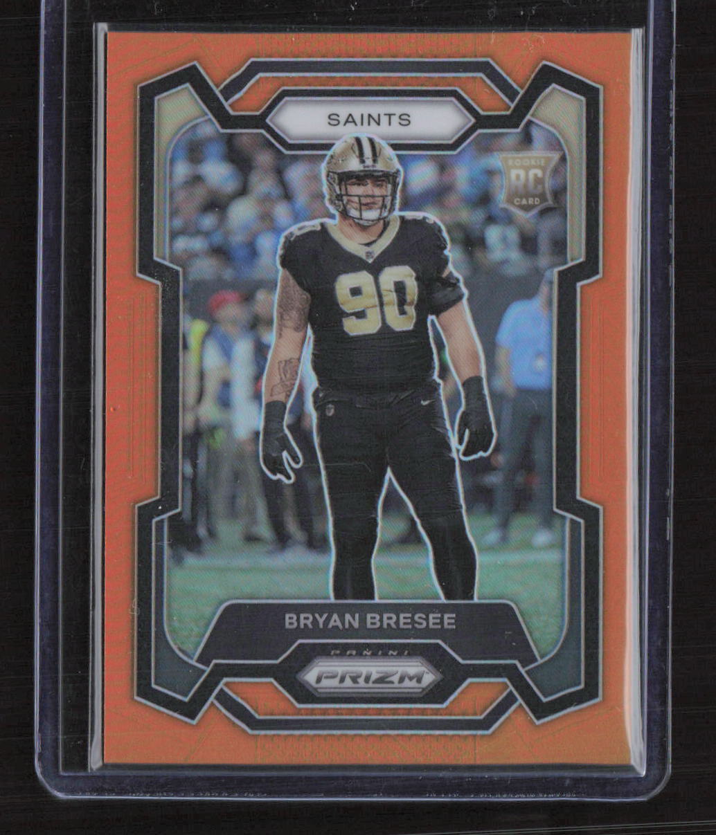 2023 Panini Prizm #372 Bryan Bresee Orange /249