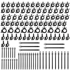 130pcs Automotive Wire Harness Routing Clip Assortment 3/8" To 3/4" Loom For GM