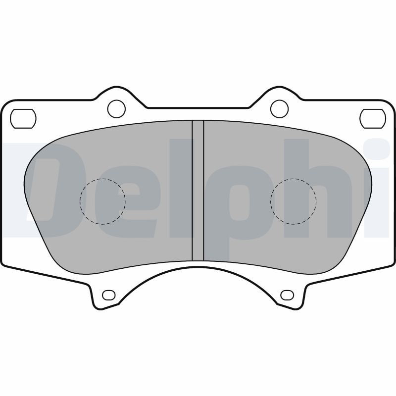 Plaquettes DELPHI LP1782 pour sécuriser vos voyages en Land Cruiser