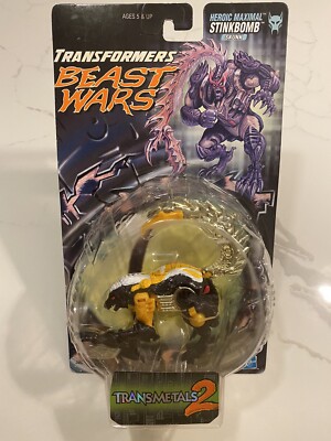 1999 Transformers Beast Wars Transmetals 2 Heroic Maximal Stinkbomb MOSC
