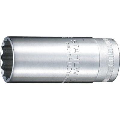 Stahlwille 02020022 46 Extra Deep 3/8'' 12-pt Socket, 22 mm