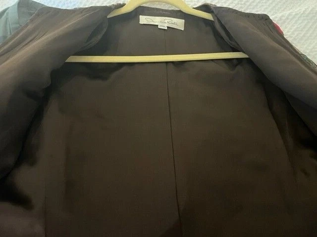 TRAJE DE ALTA COSTURA OSCAR de la RENTA BORDADO VINTAGE, Chanel vintage viene Foto 3 de 4