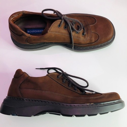 Bostonian Blue Mens Oxford Shoes Brown 