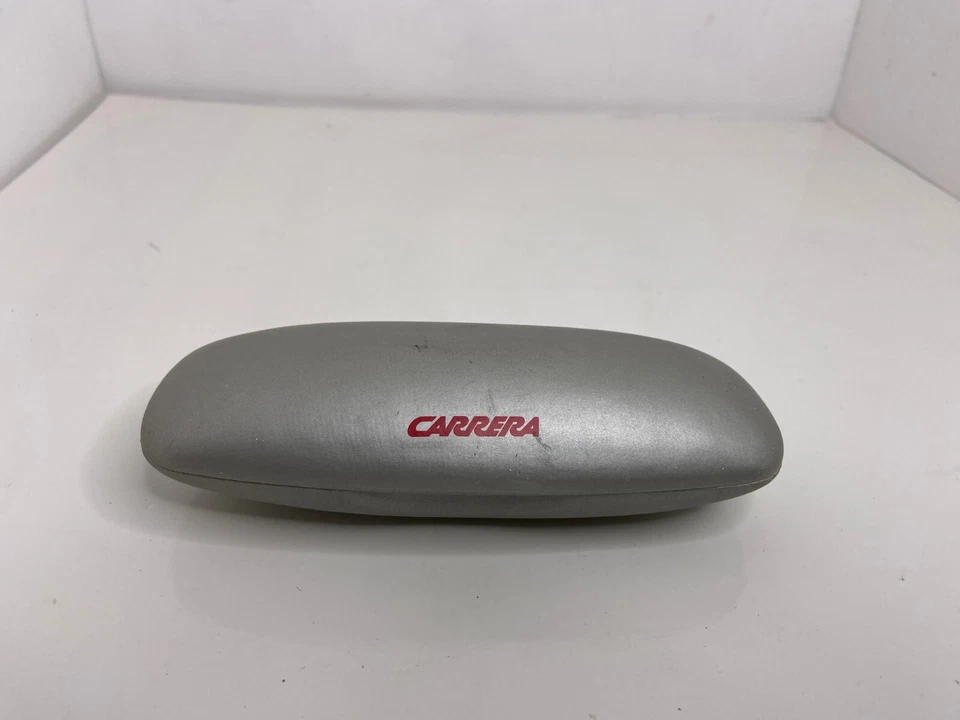 🍌 Carrera Glasses Hard Clamshell Case (L)15cm x (W)4.5cm x (H)3cm SILVER EUC K0 - Image 3 of 4