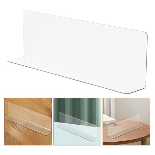 6pcs Clear Blockers Transparent Sorting Blockers Supermarket Shelf Dividers - 第 9/12 張圖片