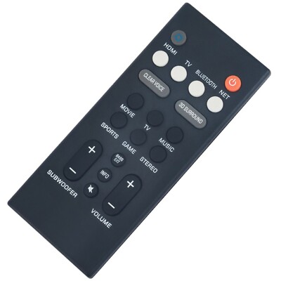 Neu Ersetzte YAS-209 YAS-109 Fernbedienung f??r Yamaha Soundbar ATS1090 ATS2090