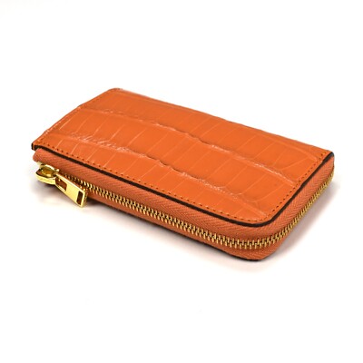 NWT $2290 TOM FORD Exotic Real Alligator Zip Chain Card