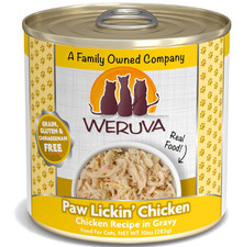 Weruva Paw Lickin’ Chicken Cat Food, Chicken in Gravy, 10oz (12 Pack) 6.80 per gallon