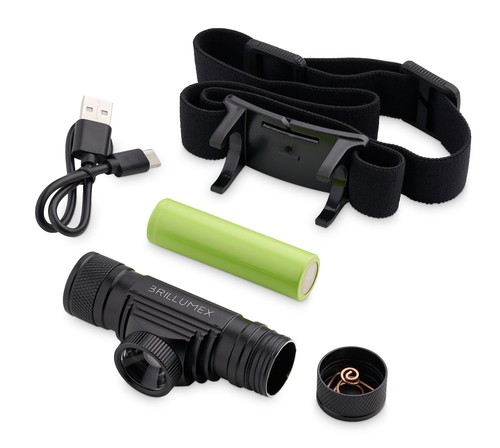 Brillumex USB Wiederaufladbare 500 Lumen LED Stirnlampe Lampe - Bild 3 von 6