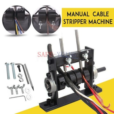 1-30mm Scrap Cable Peeling Stripper Fixture Manual   Wire Stripping Machine *lm