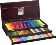 Holbein Artists' Colored Pencil Wooden Box Set Of 150 (Japan) 