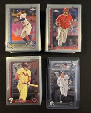 2025 Topps Chrome Baseball - 1-150 Base Buy 5, Get 5 Free