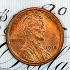 * 1918-P * SOLID+ GEM BU MS LINCOLN WHEAT PENNY * FROM ORIGINAL COLLECTION