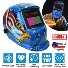 Pro Solar Power Auto Darkening Welding Helmet Arc Tig Mig Grinding Welders Mask