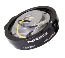 Nrg Steering Wheel Thin Quick Release Black Srk-400bk