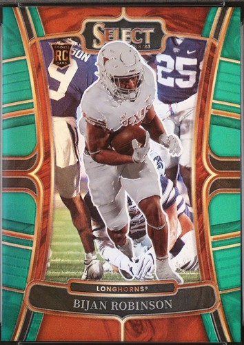 2023 Panini Select Draft Picks-YE Sig. Bijan Robinson #YS-BRO Red