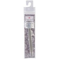 ChiaoGoo 7505CG-9 TWIST Red Lace Interchangeable Tips 5"-Size 9/5.5mm