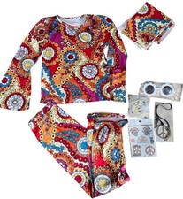 Kids Size 6 Hippy 60s Costume Outfit