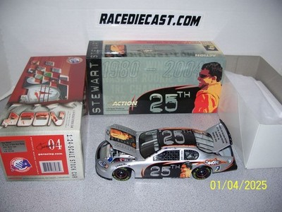 #20  TONY STEWART  ''SMOKE 25YRS OF HARD RACING CHEVY''  1/24 2004 ACTION PLATINUM