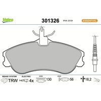 Valeo 301326 Bremsbelagsatz FüR Peugeot Citroen Bremse BremsbeläGe
