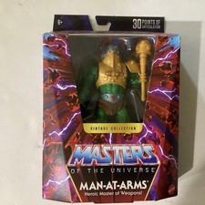 New MAN-AT-ARMS Vintage Collection Masters of The Universe Masterverse Figure