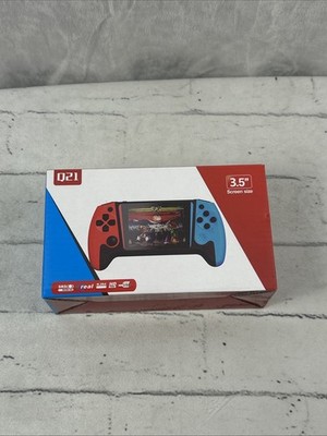 Q21 All Red Handheld Game Console, 500 Retro preloaded games, 3.5'' HD Screen