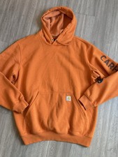 Carhartt Hoodie Men  s Size XL Loose Fit Pullover Sweatshirt Kangaroo Pocket