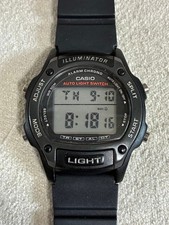 CASIO ILLUMINATOR Digital Watch Black W-93H