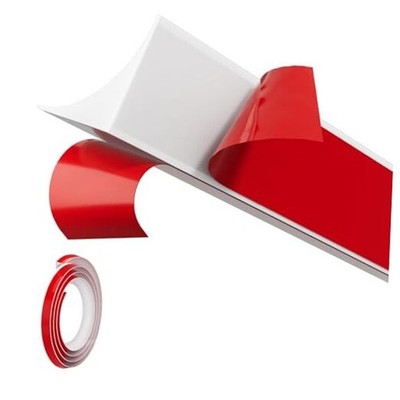 Flexible L-Shaped Quarter Round,Bendable Trim Molding,Double-Sided 118'' White