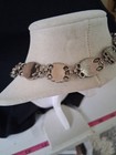 Unsigned Georg Jensen STYLE Vintage Silver-Tone Floral Necklace 13"  — photo 8