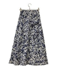 Snidel Front Drape Skirt Navy Polyester Size 0 Used