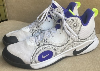 Nike Men's Fly By Mid-2 Basketball Shoes Sneakers White CU3503-103 LU1 Size 12