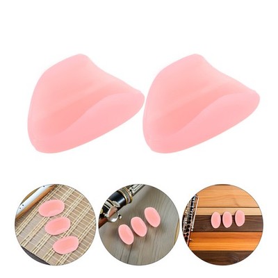  3 Pcs Silikon Daumenhalter Flötenfingerhalter Holzblassinstrumententeile