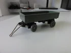 Wiking HO 400/14 Truck Trailer Dark Reseda Green/Black Train Hook Glued, OPS