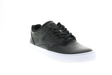 Image of DC Kalis Vulc ADYS300569-XKWK Mens Black Skate Inspired Trainers Shoes