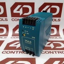 ML50.100  PULS  Power Supply, 100-240VAC/85-375VDC, 24-28VDC, 50W, 2.1A, Used