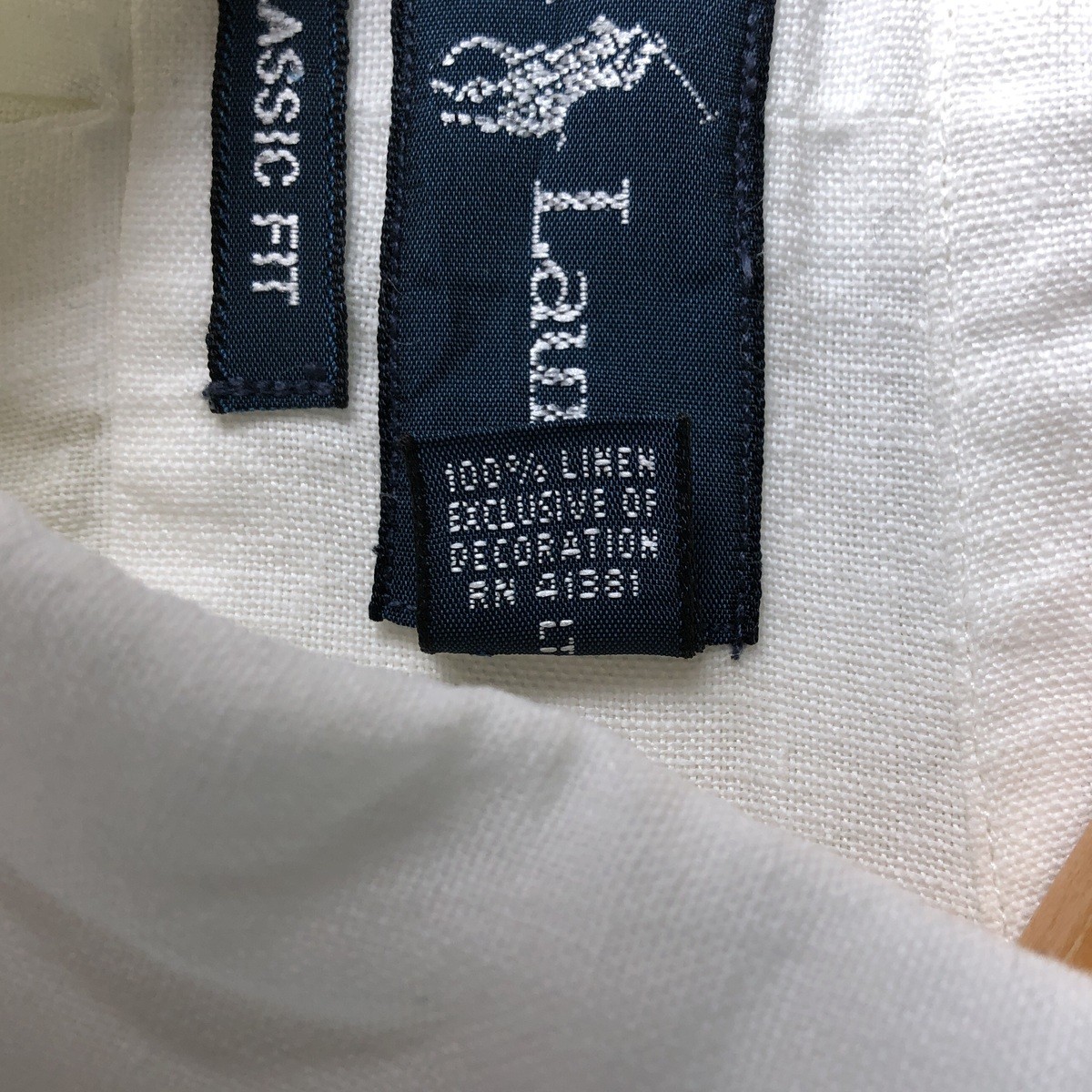 Vintage Ralph Lauren Classic Fit long-sleeved linen button-down shirt size L... thumbnail 4