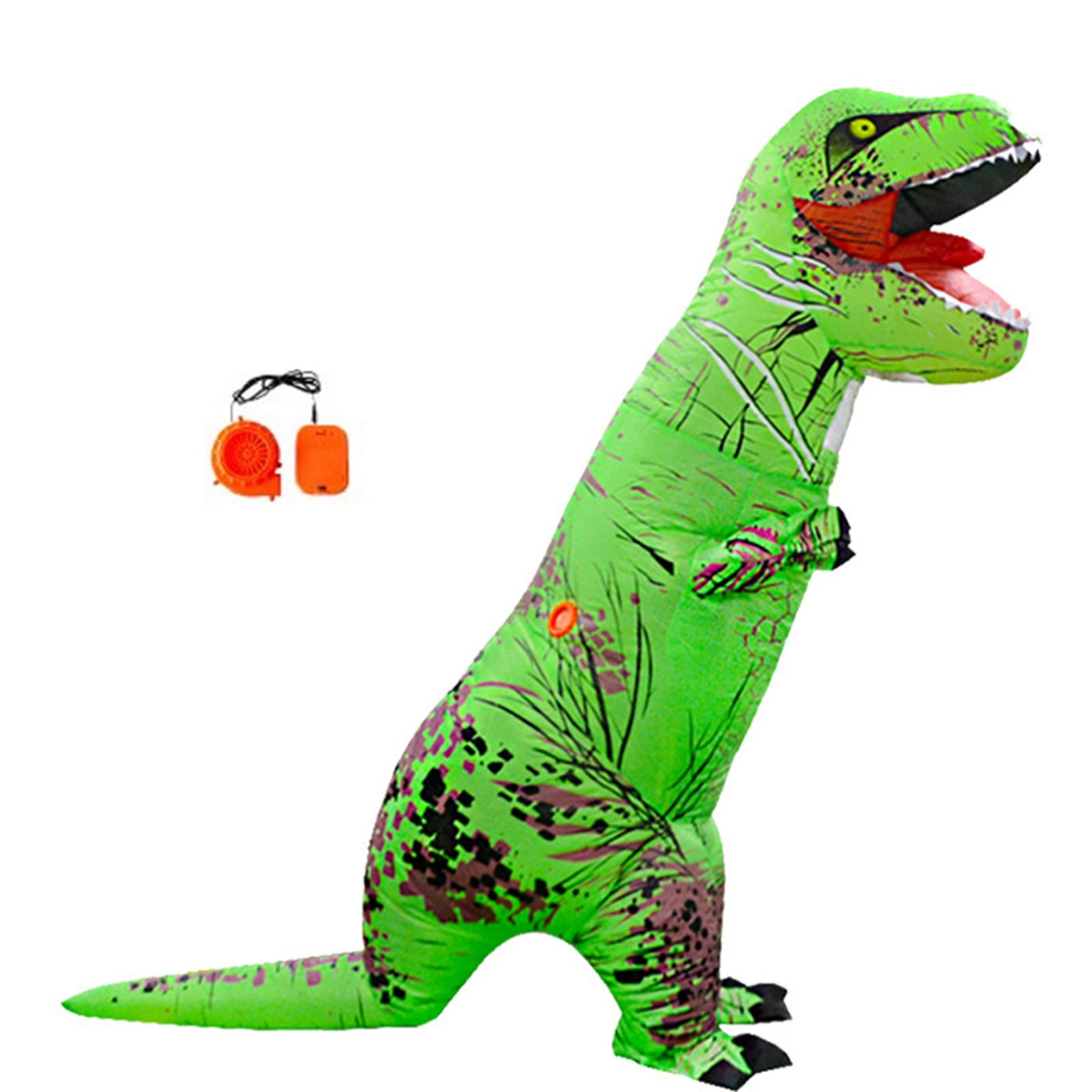 Waterproof Inflatable Dinosaur Costume For Halloween Cosplay Easy To Use