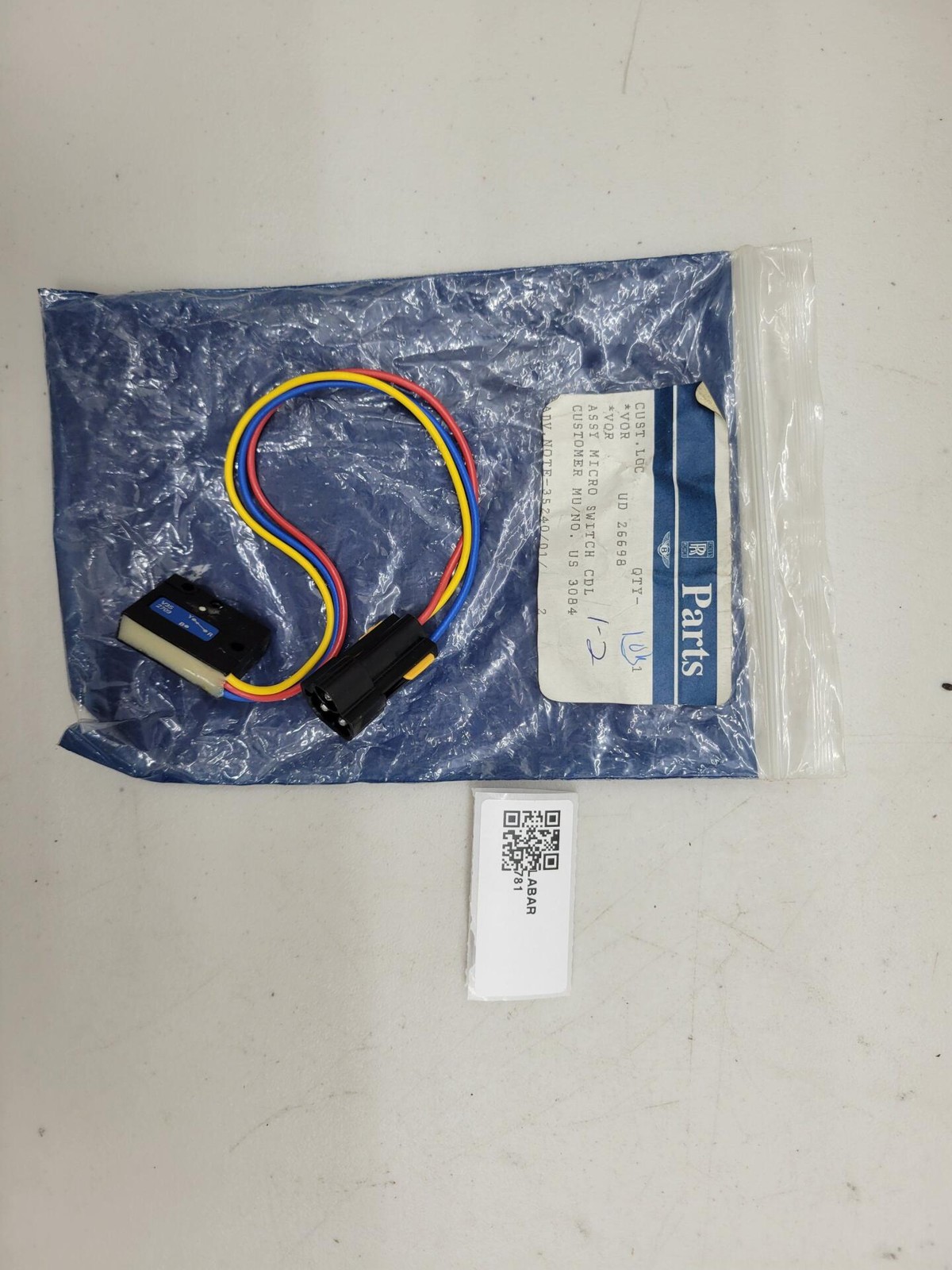 Rolls Royce / Bentley Assy Micro Switch CDL UD26698