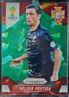 2014 Panini Prizm World Cup Soccer Green Helder Postiga #160 PSA 8