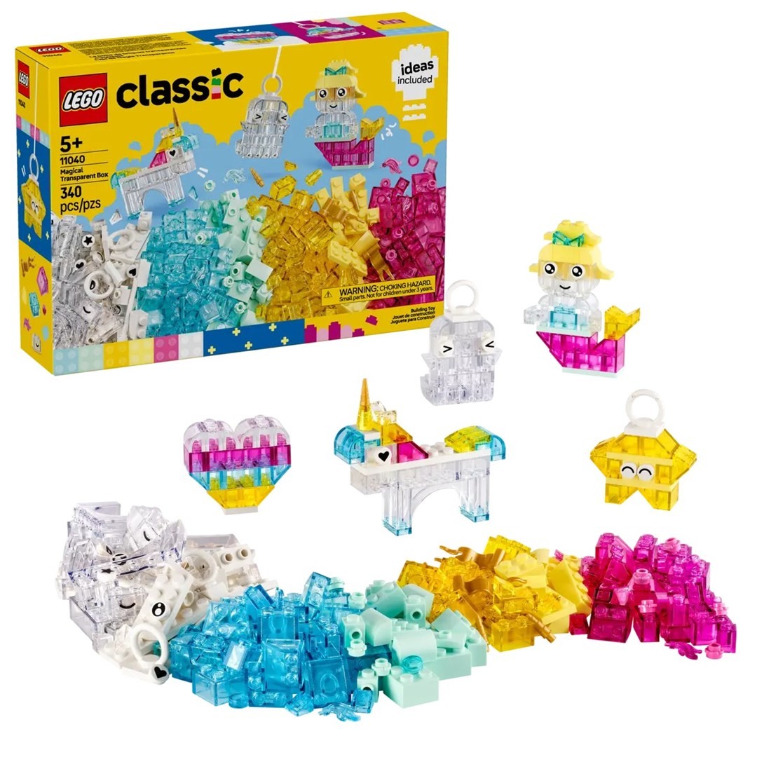 5702017822211 LEGO CLASSIC 11040 Magical Transpanent Box Lego