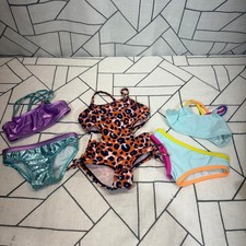 Wonder Nation Cat  Jack Swimsuits 12M Multicolor Leopard Mermaid Set of 3