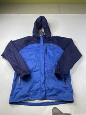 REI CO-OP Kids Rain Jacket Hooded Boys Blue Size XL 18