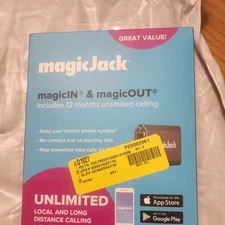 magicJack VOIP Adapter - Unlimited US & Canada Calls No Monthly Fees