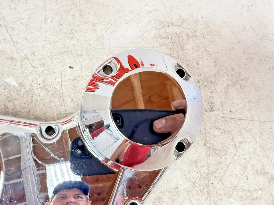 Harley Sportster 2005 leva derecha árbol de levas motor cubierta estuche Foto 3 de 4