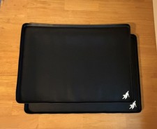 2-Pack Black Silicone Dog Feeding Mats 24 x 1...