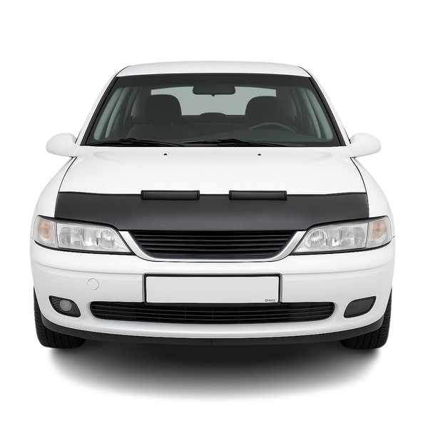 Haubenbra Steinschlagschutz Bonnet Bra FüR Opel Vectra B 1995-2003 Schwarz Halb-image