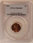 1951  LINCOLN WHEAT   Proof  CENT - PCGS PR64RD - FREE SHIPPING!
