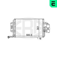 Kondensator Klimaanlage ERA 667062 FüR 1J1 1J5 1J2 VW Bora Golf A3 1J6 1 4 16V 2