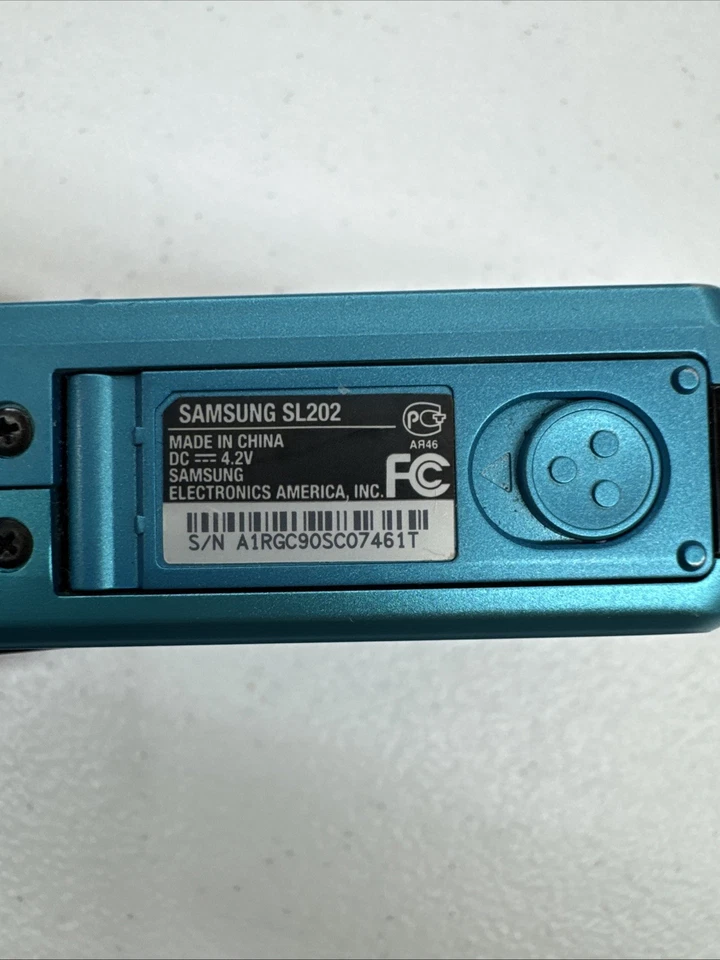 Cámara digital Samsung SL202 10,2 mp azul ~ sin cargador incluido Foto 2 de 2